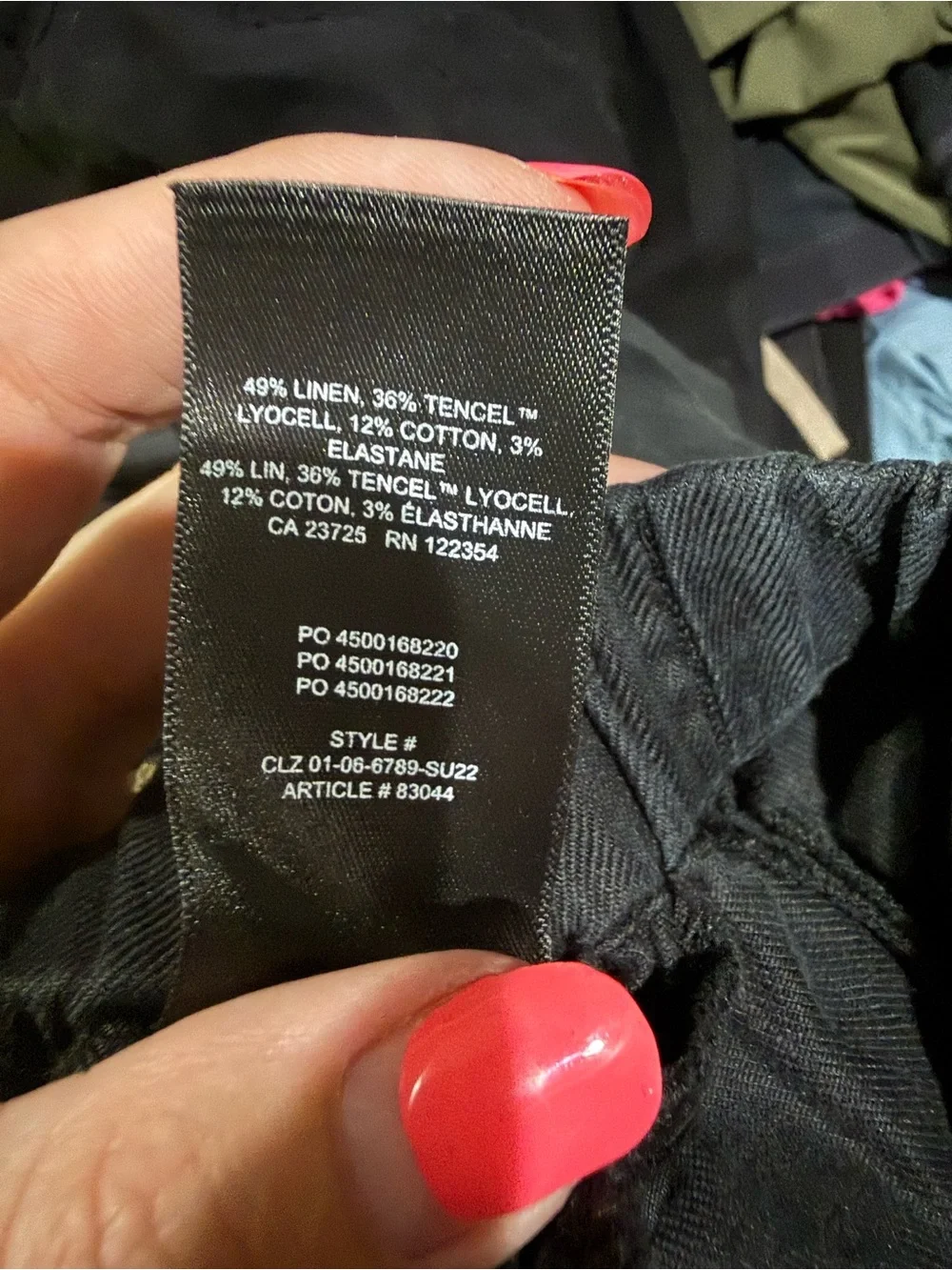 Babaton dexter linen